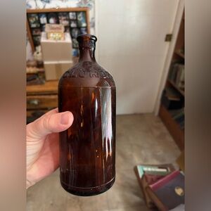 Clorox Amber Glass Bottle